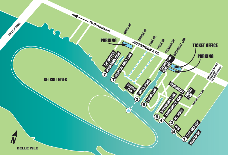 Gold Cup Course Map