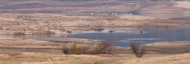 Water Level Low at Folsom Lake