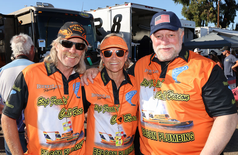 Kelly & Sharon Stocklin with Bill Cahill